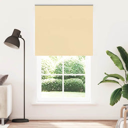 Rolgordijn verduisterend 125x230 cm stofbreedte 121,6 cm beige