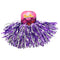 Pom Poms 2 Stuks Paars/Zilver