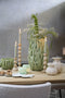 Light&living Vaas deco 23,5x22,5x15 cm FABA keramiek mint groen