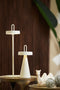 Light&living Tafellamp LED Ø13x47 cm AMPEHA crème
