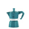 Italiaanse Koffiepot Bialetti Moka Express Winter Wonderland Turkoois Zilverkleurig Aluminium 3 K...
