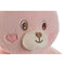 Knuffel Home ESPRIT Bruin Grijs Roze Polyester Dier 28 x 22 x 32 cm (4 Stuks)