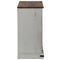 Dressoir HALDEN met schuifdeur 80x40x80 cm massief hout wit