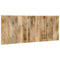 Hoofdbord 200 cm massief ruw mangohout