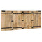 Hoofdbord 200 cm massief ruw mangohout