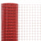 Kippengaas 25x1 m staal met PVC coating rood