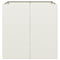 Plantenbak 80x80x80 cm staal wit