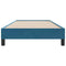 Boxspring zonder matras fluweel donkerblauw 90x210 cm