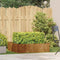 Plantenbak roestig 100x100x30 cm weervast staal