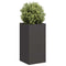 Plantenbak 40x40x80 cm koudgewalst staal zwart