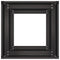 Plantenbak 40x40x80 cm koudgewalst staal zwart
