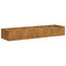 Plantenbak roestig 280x80x40 cm weervast staal
