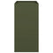 Plantenbak 40x80x80 cm staal olijfgroen