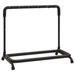 Inklapbare gitaarstandaard met 5 vakken 74x41x66 cm staal zwart