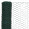 Kippengaas 25x1,5 m staal met PVC coating groen