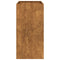 Plantenbak roestig 40x80x80 cm weervast staal