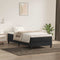 Boxspring zonder matras fluweel zwart 80x210 cm