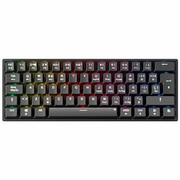 Draadloos toetsenbord Newskill Zwart Qwerty Spaans