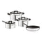 BergHOFF - Downdraft Pannenset, 4-Delig, RVS - BergHOFF Essentials Uqonic