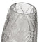 Vaas Grijs Glas 17 x 17 x 26 cm