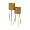 Plantenbakkenset Gouden Ijzer 28 x 24 x 71,3 cm