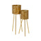Plantenbakkenset Gouden Ijzer 28 x 24 x 71,3 cm