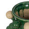Vaas Wit Groen Keramisch 24,7 x 24,7 x 34 cm