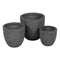 Plantenbakkenset Grijs 37 x 37 x 35 cm (3 Stuks)