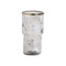 Vaas Wit Champagne Aluminium Kristal 15 x 15 x 30 cm