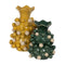 Vaas Wit Groen Keramisch 24 x 24 x 31,5 cm