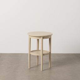 Bijzettafel Crème 40 x 40 x 56 cm