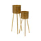 Plantenbakkenset Gouden Ijzer 28 x 24 x 69 cm