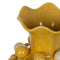 Vaas Geel Wit Keramisch 28,3 x 28,3 x 39,7 cm