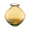 Vaas Geel Gerecycled glas 24 x 24 x 26 cm