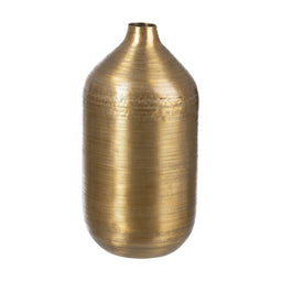 Vaas Gouden Aluminium 21,6 x 21,6 x 47,6 cm