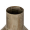 Vaas Beige Gouden Ijzer 23 x 23 x 52 cm