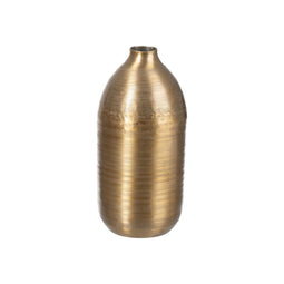 Vaas Gouden Aluminium 16,5 x 16,5 x 35,5 cm