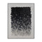 Schilderij Wit Zwart Abstract 90 x 4 x 120 cm
