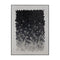 Schilderij Wit Zwart Abstract 90 x 4 x 120 cm