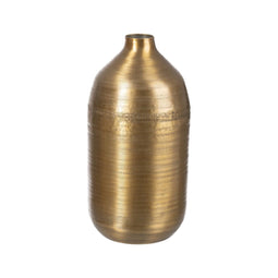 Vaas Gouden Aluminium 19,7 x 19,7 x 41,3 cm
