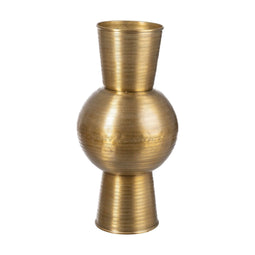 Vaas Gouden Aluminium 25,4 x 25,4 x 50,8 cm