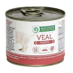 Natvoer NATURE'S PROTECTION Puppy Ternera Kalfsvlees 200 g