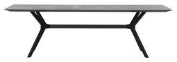 DTP Home Dining table Novi rectangular 250 PEPPER,76x250x95 cm, mortex