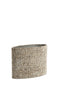 Light&living Kap ovaal recht smal 38-17,5-28 cm OSIRE grijs-bruin