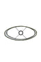 Light&living Kap ovaal recht smal 38-17,5-28 cm OSIRE groen