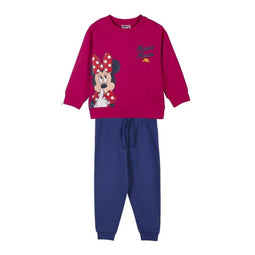 Joggingpak voor kinderen Minnie Mouse Fuchsia Maat 7 Jaar