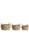 Light&living Mand S/3 Ø23x23+Ø29x26+Ø33x30 cm KILBAHA zeegras naturel