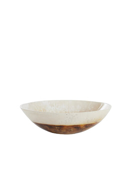 Light&living Schaal Ø26x7,5 cm BINANGA crème+bruin