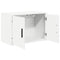 Garagewandkasten 2 st spaanplaat wit