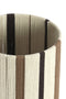 Light&living Kap cilinder 20-20-30 cm MEDAN crème+bruin+donker bruin